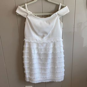 Gorgeous Aidan white cocktail dress